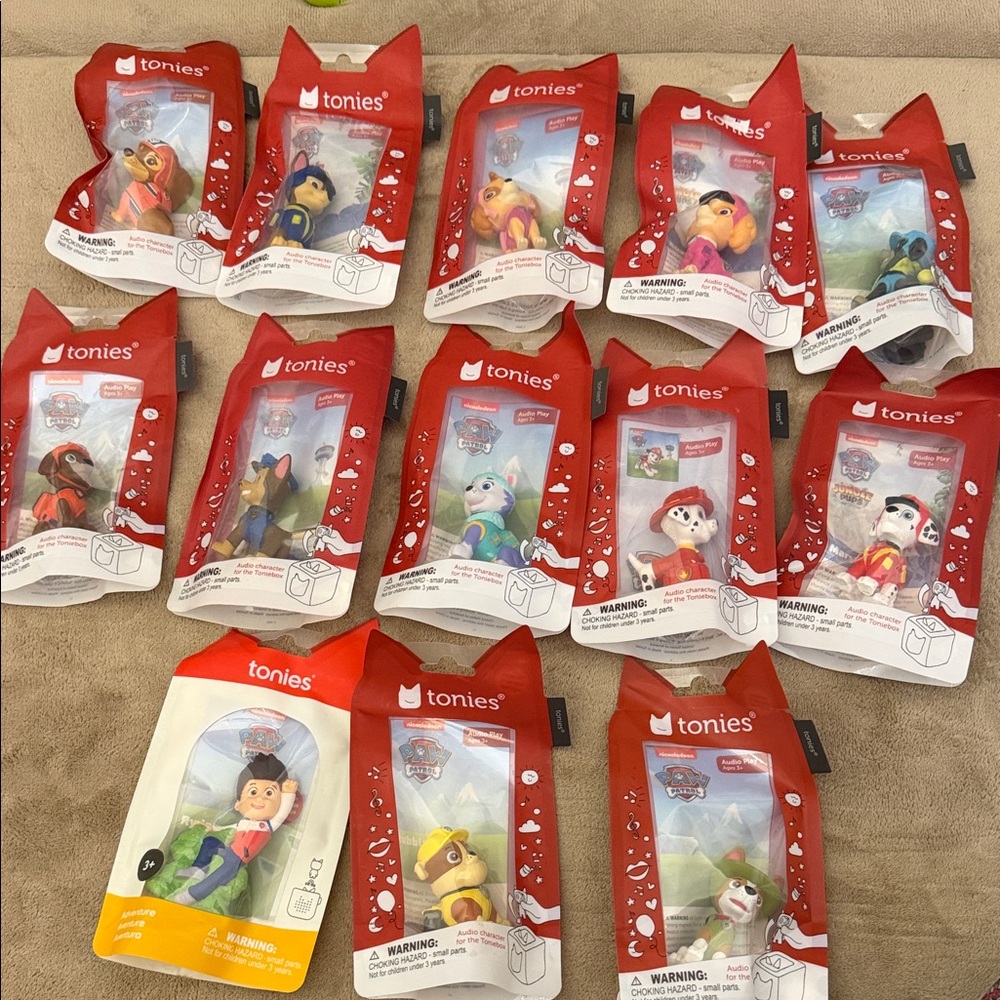 9 Tonies paw patrol bundle